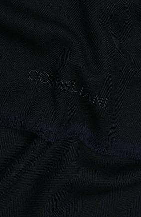 Мужской шерстяной шарф CORNELIANI синего цвета по цене 17950 руб., арт. 84B373-9829024/00 | Фото 2 Мужской шерстяной шарф CORNELIANI синего цвета, арт. 84B373-9829024/00 | Фото 2