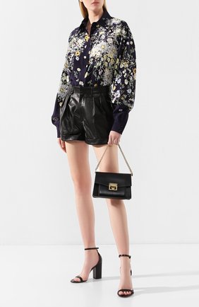 Женская сумка gv3 small GIVENCHY черного цвета по цене 155500 руб., арт. BB501CB0LT | Фото 2 Женская сумка gv3 small GIVENCHY черного цвета, арт. BB501CB0LT | Фото 2