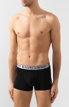 Мужские хлопковые боксеры POLO RALPH LAUREN черного цвета по цене 2225 руб., арт. 714753035/017 | Фото 2 Мужские хлопковые боксеры POLO RALPH LAUREN черного цвета, арт. 714753035/017 | Фото 2