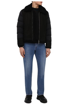 Мужские кожаные кроссовки TOM FORD черного цвета по цене 95850 руб., арт. J1212T-LNL004 | Фото 2 Мужские кожаные кроссовки TOM FORD черного цвета, арт. J1212T-LNL004 | Фото 2