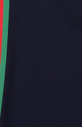 Детские брюки из вискозы GUCCI синего цвета по цене 17350 руб., арт. 578064/XJBEC | Фото 3 Детские брюки из вискозы GUCCI синего цвета, арт. 578064/XJBEC | Фото 3