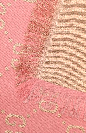 Детский платок GUCCI кораллового цвета по цене 15300 руб., арт. 574742/4K721 | Фото 2 Детский платок GUCCI кораллового цвета, арт. 574742/4K721 | Фото 2
