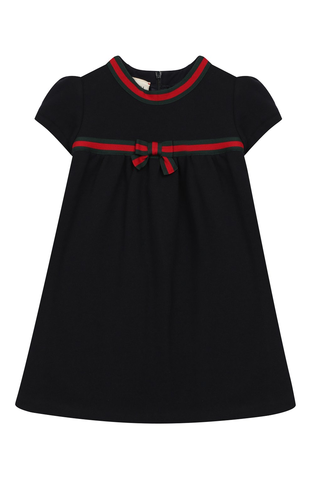 Женская хлопковое платье GUCCI синего цвета, арт. 478384/X9A79 | Фото 1