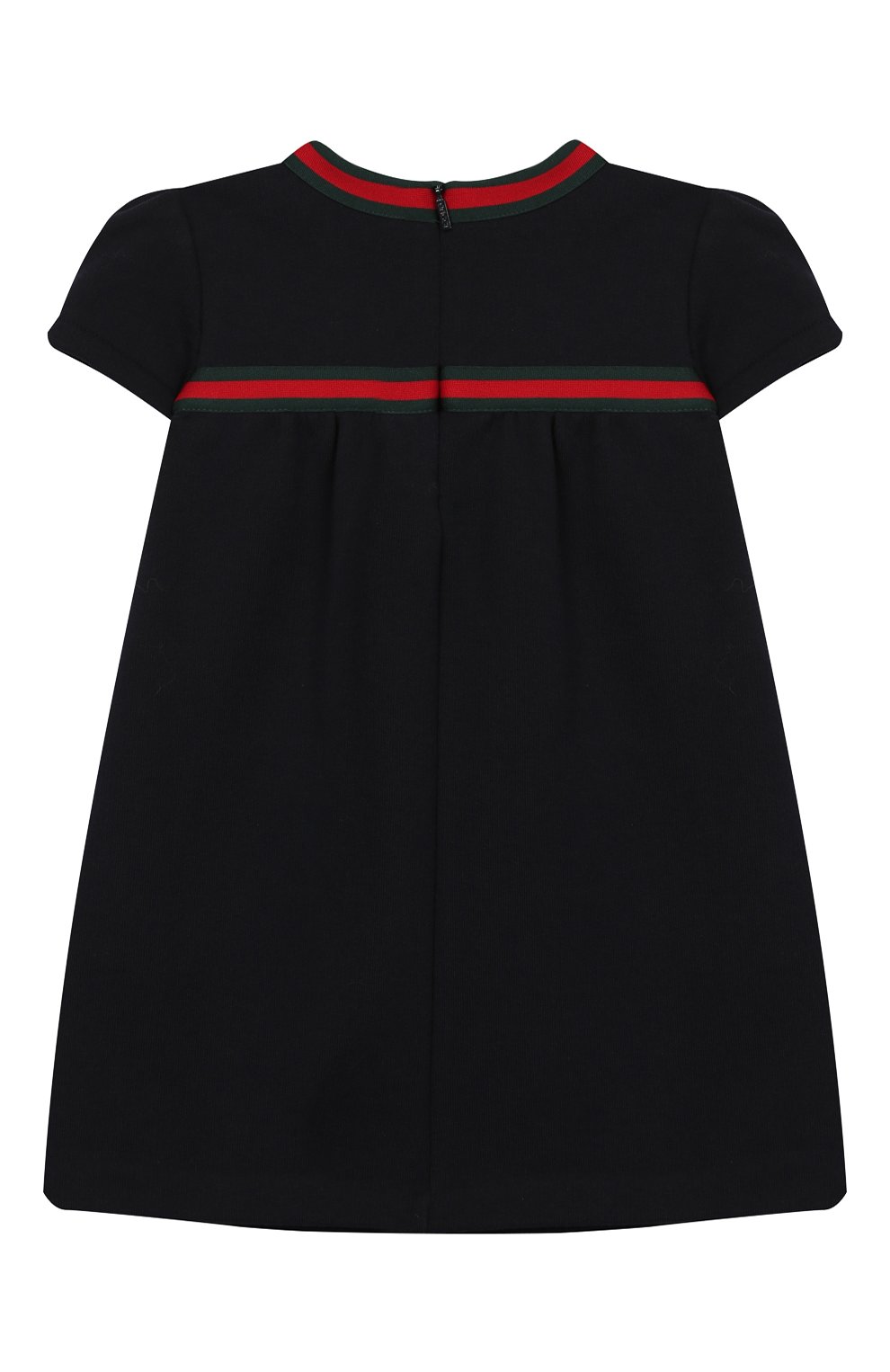 Женская хлопковое платье GUCCI синего цвета по цене 16500 руб., арт. 478384/X9A79 | Фото 2 Женская хлопковое платье GUCCI синего цвета, арт. 478384/X9A79 | Фото 2