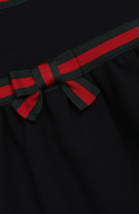 Женская хлопковое платье GUCCI синего цвета по цене 16500 руб., арт. 478384/X9A79 | Фото 3 Женская хлопковое платье GUCCI синего цвета, арт. 478384/X9A79 | Фото 3