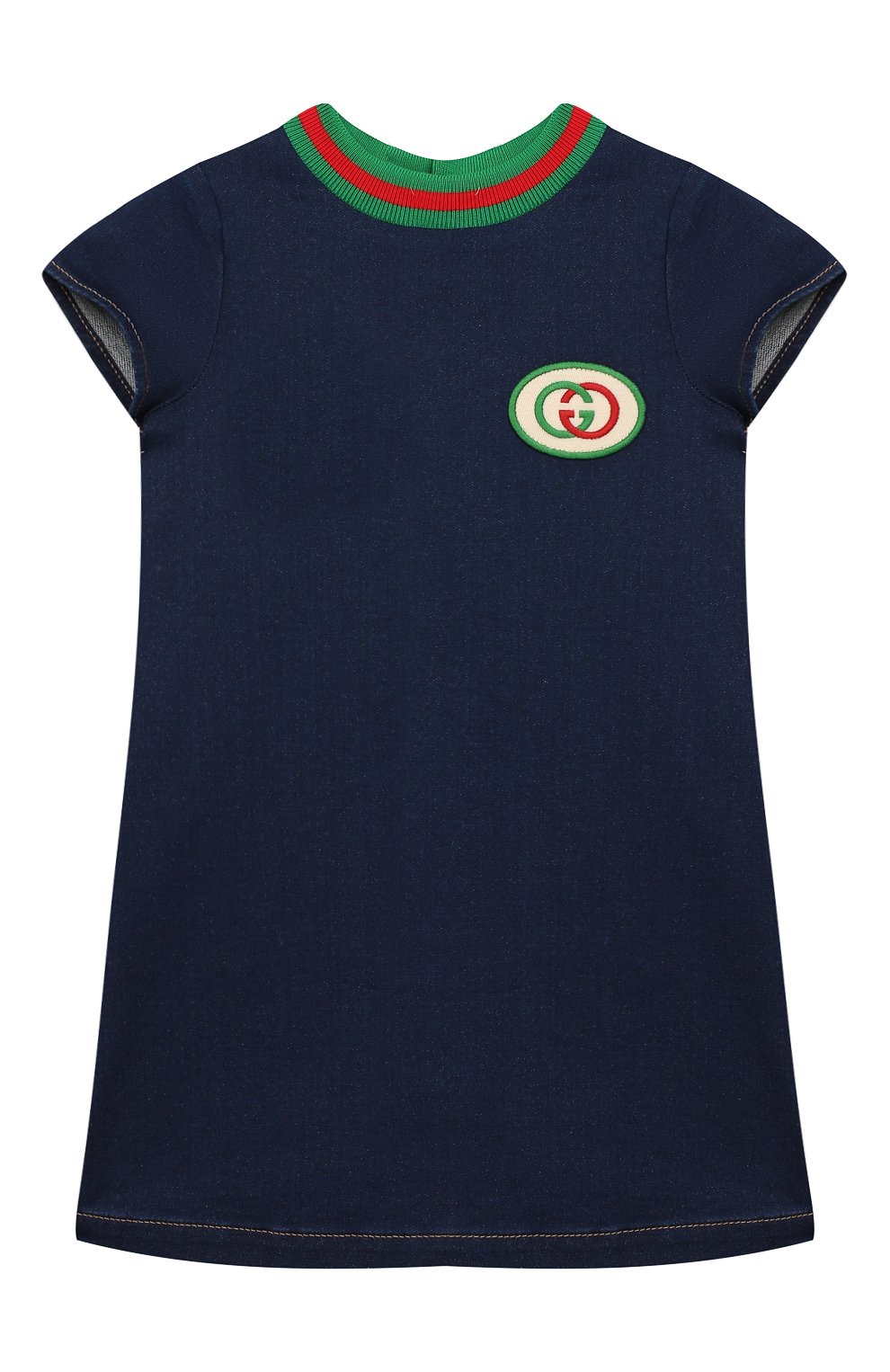 Женская платье GUCCI синего цвета, арт. 478120/XJA66 | Фото 1