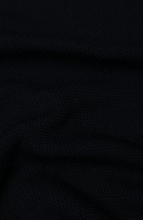 Детского шерстяное одеяло BABY T темно-синего цвета, арт. 19AI022C0 | Фото 2 (Материал: Шерсть, Текстиль; Статус проверки: Проверена категория, Проверено)