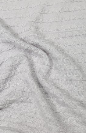 Детского шерстяное одеяло BABY T серого цвета, арт. 19AI112C0 | Фото 2 (Статус проверки: Проверена категория, Проверено; Материал: Шерсть, Текстиль)