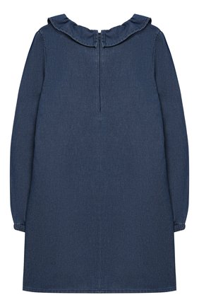 Детское хлопковое платье SONIA RYKIEL ENFANT синего цвета по цене 9950 руб., арт. 19W1DR06 | Фото 2 Детское хлопковое платье SONIA RYKIEL ENFANT синего цвета, арт. 19W1DR06 | Фото 2