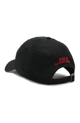 Мужской хлопковая бейсболка POLO RALPH LAUREN черного цвета по цене 4805 руб., арт. 710767311 | Фото 2 Мужской хлопковая бейсболка POLO RALPH LAUREN черного цвета, арт. 710767311 | Фото 2