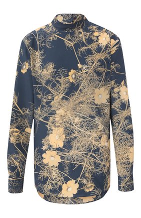 Женская шелковая блузка DRIES VAN NOTEN серого цвета по цене 47950 руб., арт. 192-10759-8201 | Фото 1 Женская шелковая блузка DRIES VAN NOTEN серого цвета, арт. 192-10759-8201 | Фото 1