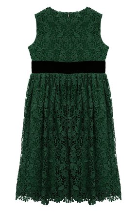 Детское платье OSCAR DE LA RENTA зеленого цвета по цене 45000 руб., арт. 19FGN606FG | Фото 2 Детское платье OSCAR DE LA RENTA зеленого цвета, арт. 19FGN606FG | Фото 2