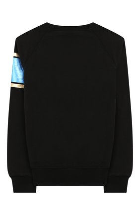 Детский хлопковый свитшот DSQUARED2 черного цвета по цене 13250 руб., арт. DQ03M2-D00G4 | Фото 2 Детский хлопковый свитшот DSQUARED2 черного цвета, арт. DQ03M2-D00G4 | Фото 2