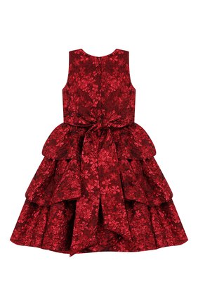 Детское платье OSCAR DE LA RENTA красного цвета по цене 69950 руб., арт. 19FGN604FM | Фото 2 Детское платье OSCAR DE LA RENTA красного цвета, арт. 19FGN604FM | Фото 2 (Материал внешний: Шелк; Рукава: Без рукавов, Короткие; Девочки Кросс-КТ: Платье-одежда; Статус проверки: Проверена категория; Случай: Вечерний; Ростовка одежда: 10 - 11 лет | 140 - 146см, 12 лет | 152 см)