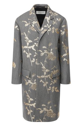 Женское пальто DRIES VAN NOTEN серого цвета по цене 126000 руб., арт. 192-10278-8362 | Фото 1 Женское пальто DRIES VAN NOTEN серого цвета, арт. 192-10278-8362 | Фото 1