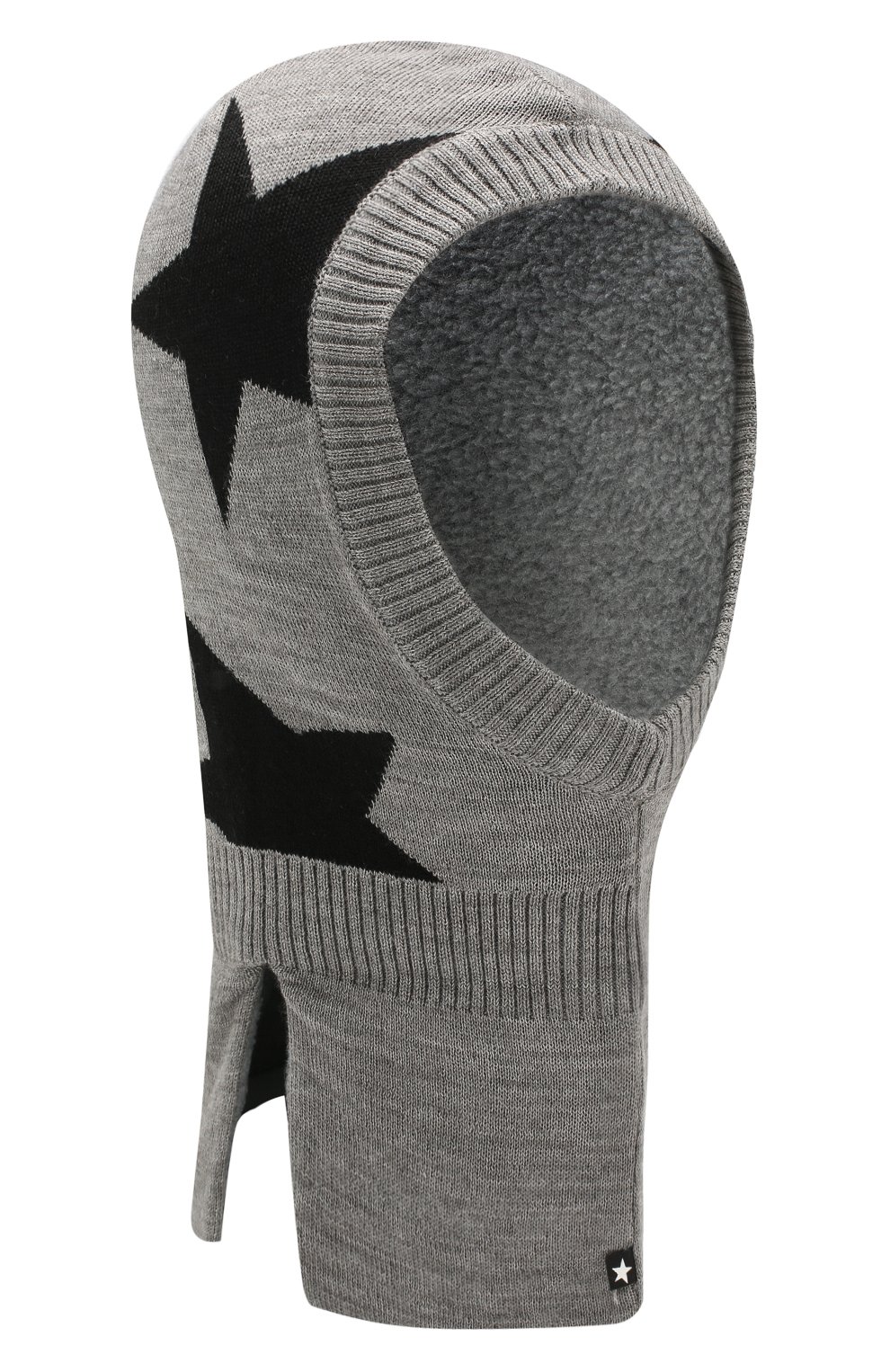 Детского шапка-балаклава MOLO серого цвета, арт. 7W19S401 | Фото 1 (Материал: Текстиль, Синтетический материал; Статус проверки: Проверено, Проверена категория)