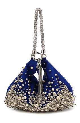 Женский клатч callie JIMMY CHOO синего цвета по цене 178500 руб., арт. CALLIE/DPK | Фото 1 Женский клатч callie JIMMY CHOO синего цвета, арт. CALLIE/DPK | Фото 1