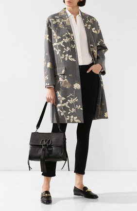 Женская сумка valentino garavani vring VALENTINO черного цвета по цене 184000 руб., арт. SW0B0E02/QLR | Фото 2 Женская сумка valentino garavani vring VALENTINO черного цвета, арт. SW0B0E02/QLR | Фото 2