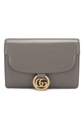Женская сумка gg ring small GUCCI серого цвета по цене 159000 руб., арт. 589474/1DB0G | Фото 1 Женская сумка gg ring small GUCCI серого цвета, арт. 589474/1DB0G | Фото 1