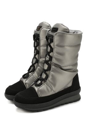 Детские утепленные сапоги JOG DOG серебряного цвета по цене 16150 руб., арт. 1145R/TU0N0 SIGMA/32-35 | Фото 1 Детские утепленные сапоги JOG DOG серебряного цвета, арт. 1145R/TU0N0 SIGMA/32-35 | Фото 1 (Материал утеплителя: Шерсть, Натуральный мех; Материал внешний: Текстиль, Экокожа; Кросс-КТ: полусапоги; Статус проверки: Проверена категория)