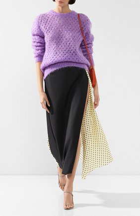 Женская свитер MARC JACOBS RUNWAY сиреневого цвета по цене 65850 руб., арт. K2190079 | Фото 2 Женская свитер MARC JACOBS RUNWAY сиреневого цвета, арт. K2190079 | Фото 2