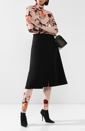Женские леггинсы с принтом DRIES VAN NOTEN бежевого цвета по цене 18250 руб., арт. 192-11159-8618 | Фото 2 Женские леггинсы с принтом DRIES VAN NOTEN бежевого цвета, арт. 192-11159-8618 | Фото 2