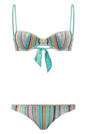 Женский раздельный купальник MISSONI разноцветного цвета по цене 31300 руб., арт. MMP00122/BR003Y | Фото 1 Женский раздельный купальник MISSONI разноцветного цвета, арт. MMP00122/BR003Y | Фото 1
