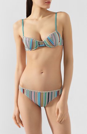 Женский раздельный купальник MISSONI разноцветного цвета по цене 31300 руб., арт. MMP00122/BR003Y | Фото 2 Женский раздельный купальник MISSONI разноцветного цвета, арт. MMP00122/BR003Y | Фото 2