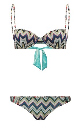 Женский раздельный купальник MISSONI разноцветного цвета по цене 36050 руб., арт. MMP00122/BR004A | Фото 1 Женский раздельный купальник MISSONI разноцветного цвета, арт. MMP00122/BR004A | Фото 1