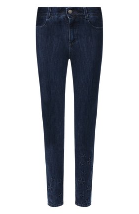 Женские джинсы STELLA MCCARTNEY темно-синего цвета по цене 32300 руб., арт. 555914/SNH25 | Фото 1 Женские джинсы STELLA MCCARTNEY темно-синего цвета, арт. 555914/SNH25 | Фото 1