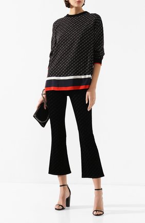 Женские расклешенные джинсы STELLA MCCARTNEY черного цвета по цене 29400 руб., арт. 475508/SNH01 | Фото 2 Женские расклешенные джинсы STELLA MCCARTNEY черного цвета, арт. 475508/SNH01 | Фото 2