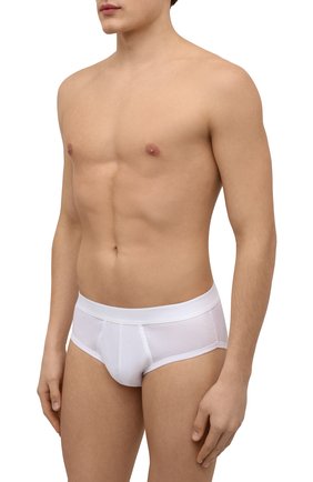 Мужские хлопковые хипсы ZIMMERLI белого цвета по цене 3750 руб., арт. 222-1474 | Фото 2 Мужские хлопковые хипсы ZIMMERLI белого цвета, арт. 222-1474 | Фото 2