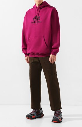 Мужские комбинированные кроссовки track BALENCIAGA серого цвета по цене 72250 руб., арт. 542023/W1GC1 | Фото 2 Мужские комбинированные кроссовки track BALENCIAGA серого цвета, арт. 542023/W1GC1 | Фото 2