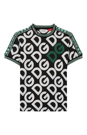 Детская хлопковая футболка DOLCE & GABBANA разноцветного цвета по цене 10700 руб., арт. L4JT9F/G7TXA/2-6 | Фото 1 Детская хлопковая футболка DOLCE & GABBANA разноцветного цвета, арт. L4JT9F/G7TXA/2-6 | Фото 1