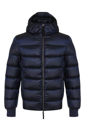 Мужской пуховый бомбер PARAJUMPERS темно-синего цвета по цене 49950 руб., арт. SX13/PHARRELL | Фото 1 Мужской пуховый бомбер PARAJUMPERS темно-синего цвета, арт. SX13/PHARRELL | Фото 1