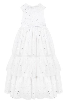Детское платье SONIA RYKIEL ENFANT белого цвета по цене 25250 руб., арт. 19W1DR21 | Фото 2 Детское платье SONIA RYKIEL ENFANT белого цвета, арт. 19W1DR21 | Фото 2