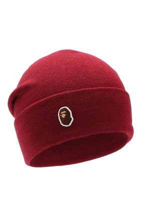 Мужская шапка BAPE красного цвета по цене 6995 руб., арт. 1F80180005 | Фото 1 Мужская шапка BAPE красного цвета, арт. 1F80180005 | Фото 1