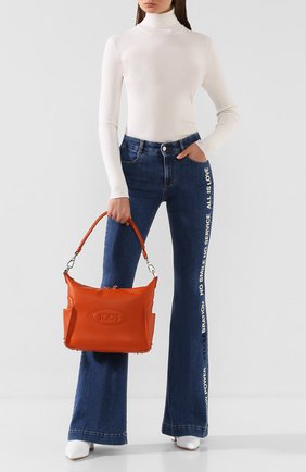 Женская сумка TOD'S X ALBER ELBAZ оранжевого цвета по цене 121500 руб., арт. XBWELBS0200XPA | Фото 2 Женская сумка TOD'S X ALBER ELBAZ оранжевого цвета, арт. XBWELBS0200XPA | Фото 2