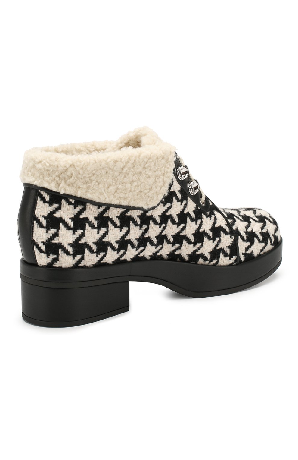 Женские черно-белые ботинки victor GUCCI купить в интернет-магазине ЦУМ ...