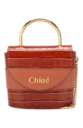 Женская сумка abylock small CHLOÉ коричневого цвета по цене 99500 руб., арт. CHC19WS220A87 | Фото 1 Женская сумка abylock small CHLOÉ коричневого цвета, арт. CHC19WS220A87 | Фото 1