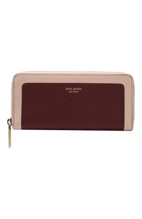 Женские кожаный кошелек margaux KATE SPADE NEW YORK бордового цвета по цене 13950 руб., арт. PWRU7771 | Фото 1 Женские кожаный кошелек margaux KATE SPADE NEW YORK бордового цвета, арт. PWRU7771 | Фото 1