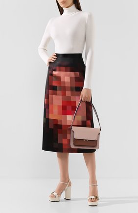 Женская сумка trunk MARNI светло-розового цвета по цене 127500 руб., арт. SBMPN09U20/LV589 | Фото 2 Женская сумка trunk MARNI светло-розового цвета, арт. SBMPN09U20/LV589 | Фото 2