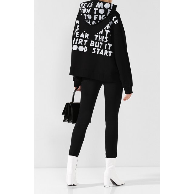 фото Хлопковое худи maison margiela