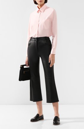 Женская хлопковая рубашка ACNE STUDIOS розового цвета по цене 18900 руб., арт. AC0127 | Фото 2 Женская хлопковая рубашка ACNE STUDIOS розового цвета, арт. AC0127 | Фото 2