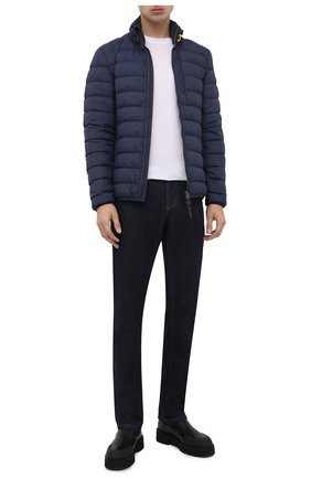 Мужская пуховая куртка ugo PARAJUMPERS темно-синего цвета по цене 36450 руб., арт. SL04/UG0 | Фото 2 Мужская пуховая куртка ugo PARAJUMPERS темно-синего цвета, арт. SL04/UG0 | Фото 2