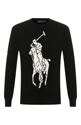 Мужской шерстяной джемпер POLO RALPH LAUREN черного цвета по цене 18950 руб., арт. 710766113 | Фото 1 Мужской шерстяной джемпер POLO RALPH LAUREN черного цвета, арт. 710766113 | Фото 1