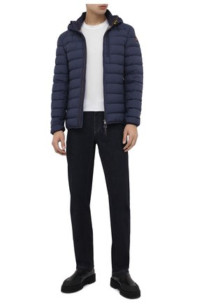 Мужская пуховая куртка last minute PARAJUMPERS темно-синего цвета по цене 39450 руб., арт. SL02/LAST MINUTE | Фото 2 Мужская пуховая куртка last minute PARAJUMPERS темно-синего цвета, арт. SL02/LAST MINUTE | Фото 2