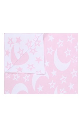 Детского хлопковое одеяло KISSY KISSY розового цвета, арт. L032BLMS | Фото 1 (Статус проверки: Проверено, Проверена категория; Материал: Хлопок, Текстиль)