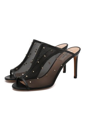 Текстильные мюли Valentino Garavani Shining Mesh | Фото №1 Текстильные мюли Valentino Garavani Shining Mesh | Фото №1