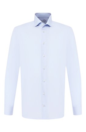Мужская хлопковая сорочка VAN LAACK голубого цвета по цене 12950 руб., арт. RIVARA-TF/130648 | Фото 1 Мужская хлопковая сорочка VAN LAACK голубого цвета, арт. RIVARA-TF/130648 | Фото 1